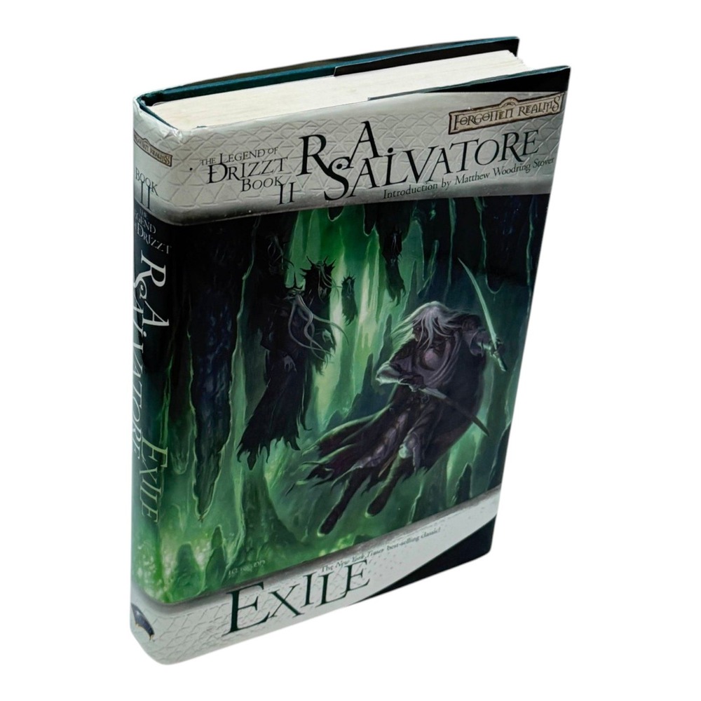 Forgotten Realms Exile RA Salvatore Hardcover Book II First Ed 2004 WOC